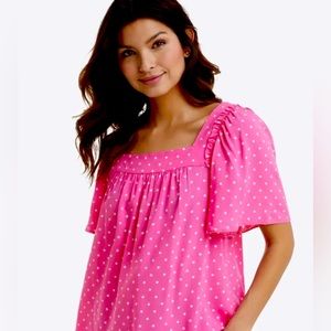 Draper james maren top pink Size 2x